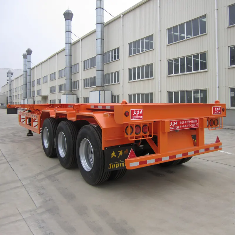 Bpw 13t Axle সহ 40ft 3-axle Skeleton Semi Trailer