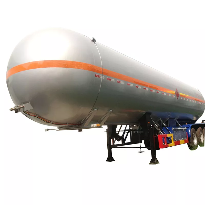 Asme স্ট্যান্ডার্ড সহ 50cbm 3-axle Lpg ট্যাঙ্কার ট্রেলার