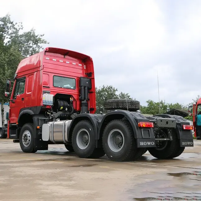 Sinotruk Howo 10 Wheelers 6*4 ট্রাক ট্রাক্টর সঙ্গে ইউরো 2 ইউরো 4 371hp 380hp 420hp